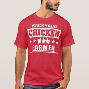 T-shirt Filles de poulet Ferme Éleveur de poulets de jardi