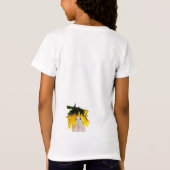 T-Shirt Filles de tournesol Fleurs personnelles (Dos)