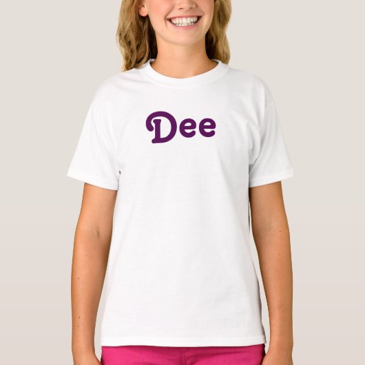 T-shirt Filles de vêtements Dee (Devant)