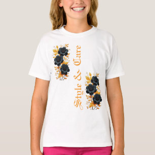 T-shirt filles design moderne par style et soins