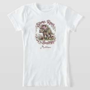 T-Shirt Filles Dinosaure
