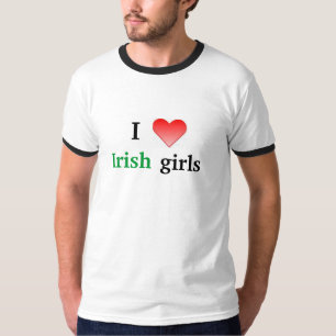 T-shirt Filles d'Irlandais du coeur I