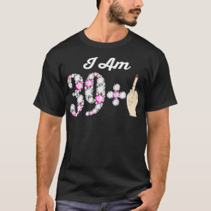 T-shirt Filles Drôle 40e Anniversaire Mignonne Doigt I Am