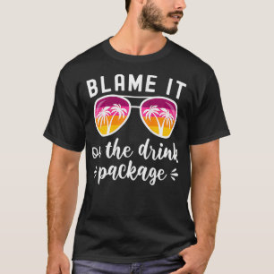 T-shirt Filles Drôle Croisière Vacation Plage La Blâmer Su