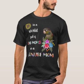 T-shirt Filles Drôle Être Un Jouet Vert Conure Parrot Oise