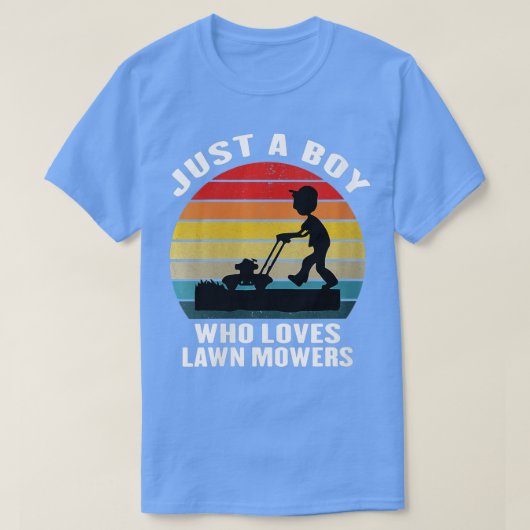 T-shirt Filles Drôle Maillot De Pelouse Pour Garçons Enfan (Design devant)