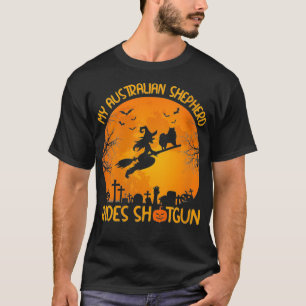 T-shirt Filles Drôle Mon Berger Australien Rides Tiré Avec