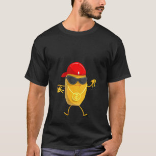 T-shirt Filles Drôle Poulet Nuggget Pour Enfants Cool Gang