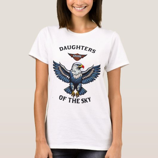 T-shirt Filles du Sky Aviation Club Logo Tee (Devant)