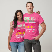 T-shirt Filles effrayées Retraite Filles Badass Reload Fem (Unisexe)