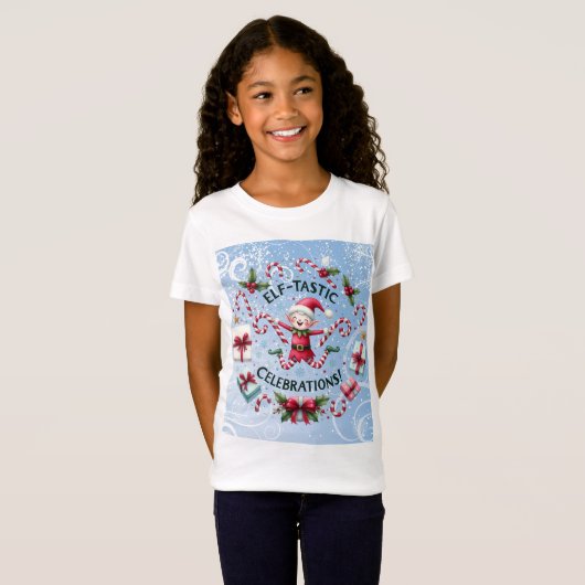 T-Shirt Filles Elf (Devant entier)