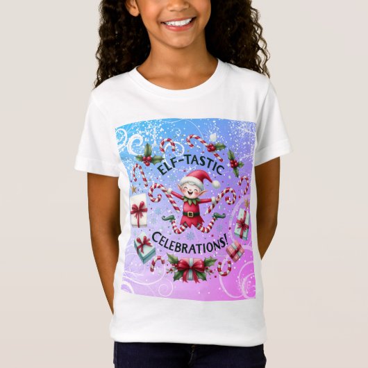 T-Shirt Filles Elf (Devant)