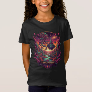 T-Shirt Filles Fantastique Spatial Stellaire Aventure Cosm