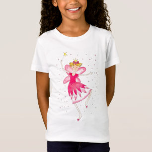 T-Shirt Filles Fées Rose Cute