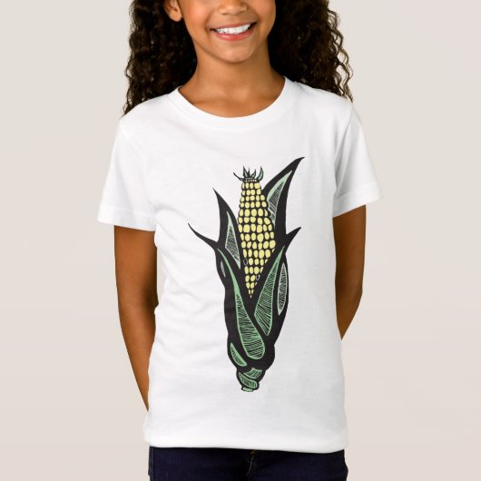 T-shirt Filles Filles Cob Corn (Devant)
