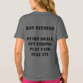 T-shirt filles fitness KSV (Dos)