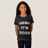 T-shirt Filles Fleurs 2023 (Devant entier)