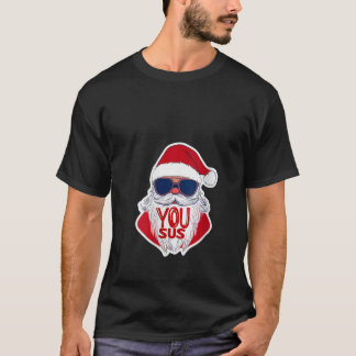 T-shirt Filles Funky Santa Claus Vous Savez Suspicious Nau