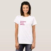 T-shirt Filles grasses Goûter mieux (Devant entier)