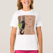 T-shirt filles grue et crochet (Devant)