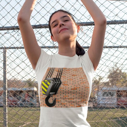 T-shirt filles grue et crochet