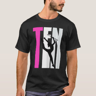 T-shirt Filles Gymnastique rythmique 10e anniversaire Bato