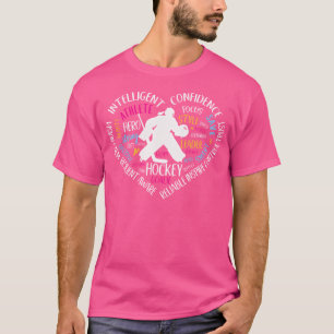 T-shirt Filles Hockey Goalie Amour Coeur pour ns Femmes Mo
