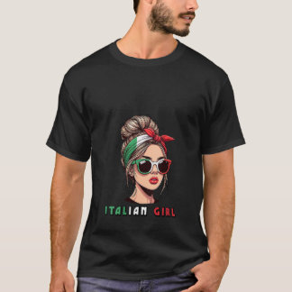 T-shirt Filles Italia Italia Italie filles ragazza ita