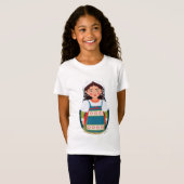 T-shirt filles italiennes Matryoshka (Devant entier)