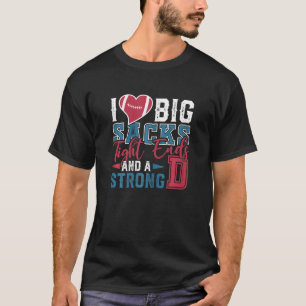 T-shirt Filles J'Aime Gros Sacs Serrés Fin Forte D, Drôle
