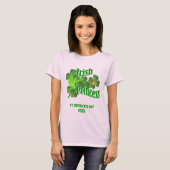T-shirt Filles Jour de la Saint Patrick Irlandaise Princes (Devant entier)