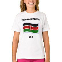 T-shirt Filles Kenyan Pride 254