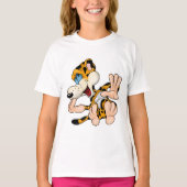 T-shirt filles léopard rire (Devant)