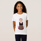 T-shirt filles Lika Brunette Matryoshka (Devant entier)