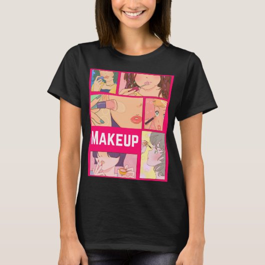T-SHIRT FILLES MAKEUP (Devant)