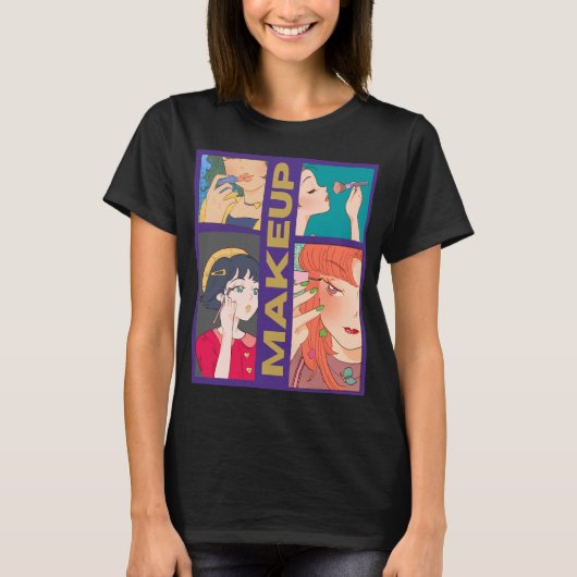 T-SHIRT FILLES MAKEUP (Devant)