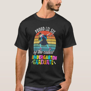 T-shirt Filles Maternelle Graduation Fier Lil Sis Dabbin