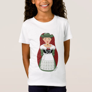 T-shirt filles Matryoshka allemande, bavaroise