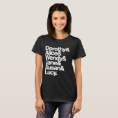 T-shirt filles méchantes (Devant entier)
