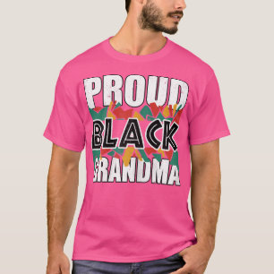 T-shirt Filles Melanin Fier Noir Grandma Noir Histoire J