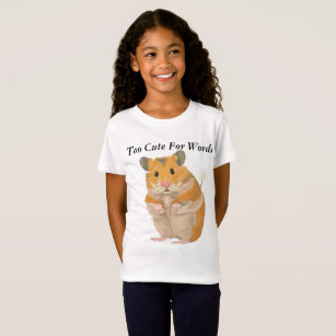 T-Shirt Filles mignonne Hamster T Chemise