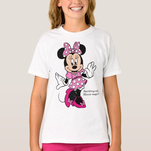 T-shirt Filles Minnie mouse (Devant)