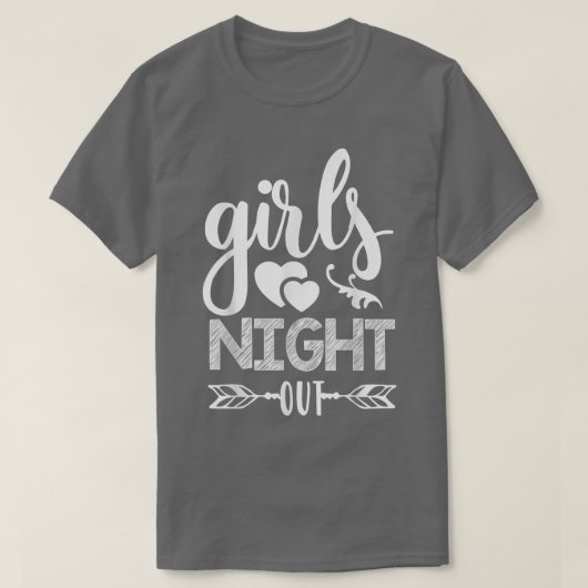 T-shirt Filles Night Out Fiançailles de jumelage juste mar (Design devant)