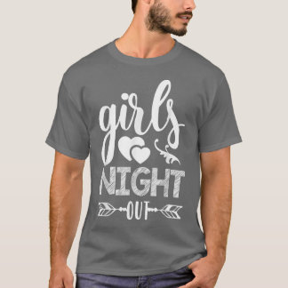T-shirt Filles Night Out Fiançailles de jumelage juste mar