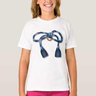 T-shirt filles noeud ruban