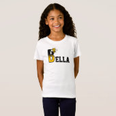 T-Shirt Filles Nom personnalisé commencer par B (Devant entier)