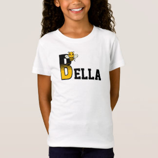 T-Shirt Filles Nom personnalisé commencer par B