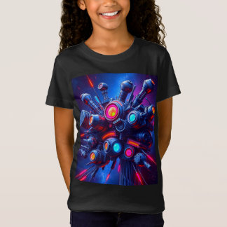 T-shirt filles Orb Tech futuriste