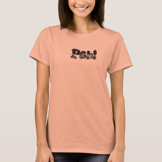 T-shirt Filles pah ! Style antique de chemise (Devant)