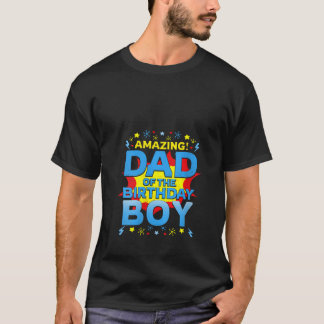 T-shirt Filles Papa De La Famille De Bande Dessinée De Sup